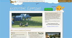 Desktop Screenshot of leadstonecamping.co.uk